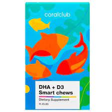 DHA+D3 Smart Chews (30 жевательных пастилок)