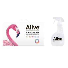 Alive Surface Care Set with Trigger spray bottle